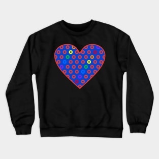 Phish Donuts Pride Heart Crewneck Sweatshirt